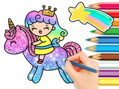 Spill Coloring Book: Unicorn Princess