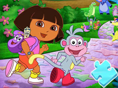 Spill Jigsaw Puzzle: Dora The Explorer