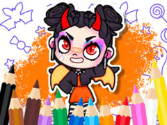 Spill Coloring Book: Avatar World Cute Devil