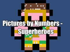 Spill Pictures by Numbers - Superheroes