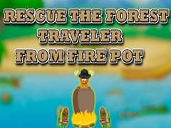 Spill Rescue the Forest Traveler from Fire Pot