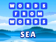 Spill Words from words: Sea