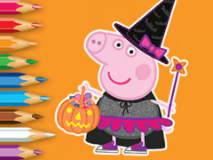 Spill Coloring Book: Peppa Pig Halloween