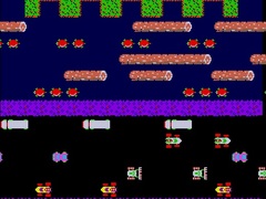 Spill Frogger 2D Game