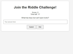 Spill Riddle Challenge 