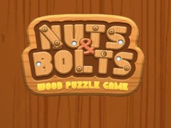 Spill Nuts & Bolts Wood Puzzle Game