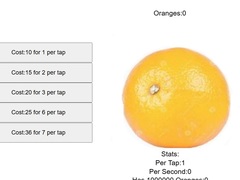 Spill Orange Fruit Clicker