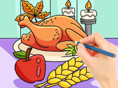 Spill Coloring Book: Thanksgiving Turkey Meal