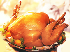 Spill Jigsaw Puzzle: Thanksgiving Harvest Dinner