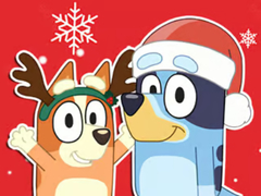 Spill Jigsaw Puzzle: Bluey Christmas Gift