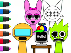 Spill Coloring Book: Sprunki Incredibox