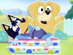 Spill Jigsaw Puzzle: Bluey Dad Baby