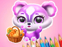 Spill Coloring Book: Fluffy Picnic