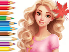 Spill Coloring Book: Barbie Autumn Tale