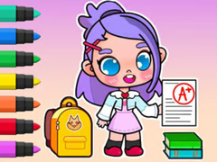 Spill Coloring Book: Avatar School Day