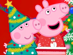 Spill Jigsaw Puzzle: Peppa Pig Christmas Preparation