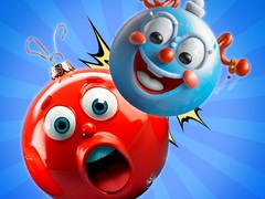 Spill Merge Balls New Years Toys in 3D!