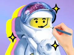 Spill Coloring Book: LEGO Astronaut
