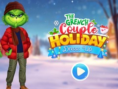 Spill The Grinch Couple Holiday Dress Up