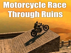 Spill Motorcycle Race Through Ruins