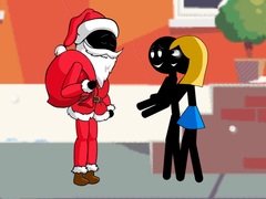 Spill Stickman Santa