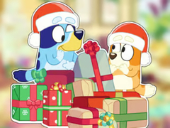 Spill Jigsaw Puzzle: Bluey Christmas Unboxing