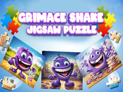 Spill Grimace Shake Jigsaw Puzzle