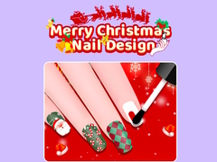 Spill Merry Christmas Nail Design