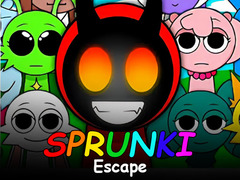 Spill Sprunki 3D Escape