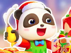 Spill Jigsaw Puzzle: Baby Panda Christmas Chef