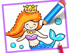Spill Toddler Drawing: Mermaid