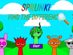Spill Sprunki Find The Differences