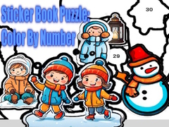 Spill Sticker Book Puzzle: Color By Number
