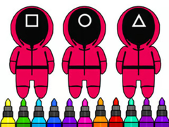 Spill Coloring Book: Squid Game Mask