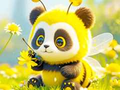Spill Jigsaw Puzzle: Panda Bee