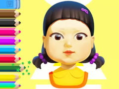 Spill Coloring Book: Squid Game Doll