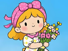 Spill Jigsaw Puzzle: Little Flower Girl