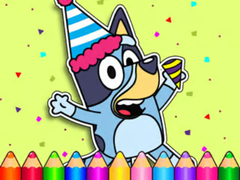 Spill Coloring Book: Bluey's Birthday
