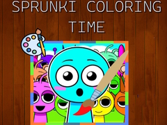 Spill Sprunki Coloring Time