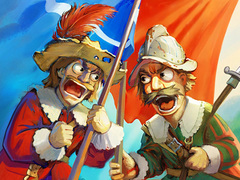 Spill Musketeers Gunpowder vs Steel