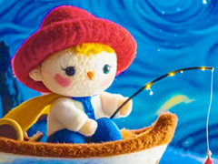 Spill Jigsaw Puzzle: Starry Night Fishing