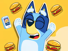 Spill Jigsaw Puzzle: Burger Dog Bluey