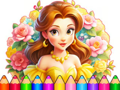 Spill Coloring Book: Flower Dress Up