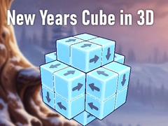 Spill New Years Cube in 3D