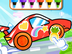 Spill Coloring Book: Racing Car