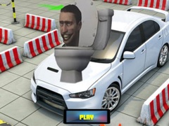 Spill Skibidi Toilet Parking Car