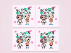 Spill Toca Life Memory Card Match