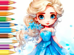 Spill Coloring Book: Frozen Princess