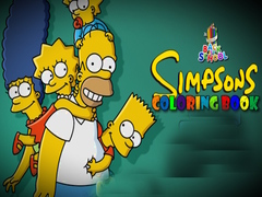 Spill Back To School Simpsons Coloring Book