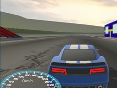 Spill Drive Blue Car